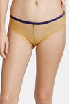 Zivame Sensual Stir Low Rise Three-Fourth Coverage Bikini Panty - Honey Mustard — thumbnail 1